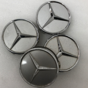 4x for Mercedes-Benz Silver Wheel Center Hub Caps 75mm 7962fcb8