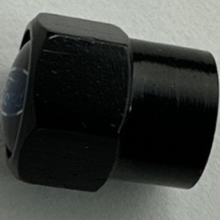 Load image into Gallery viewer, Set of 4 Universal Ford Black Wheel Stem Air Valve Caps 87f3ced9