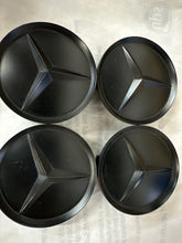 Load image into Gallery viewer, Set of 4 Mercedes-Benz Wheel Center Cap Matte Black 015ddbc3