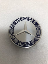 Load image into Gallery viewer, Set of 4 Mercedes 75MM Classic Dark Blue Wheel Center Hub Caps a479f9f8