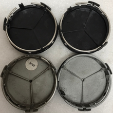 Load image into Gallery viewer, Set of 4 Mercedes-Benz Matte Black Wheel Center Hub Caps 75mm 9a185f1a
