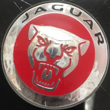 Load image into Gallery viewer, Set of 4 Jaguar Center Cap AW9M-1A096-AA Red Logo 86d2a4af