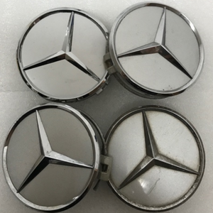 4x for Mercedes-Benz Silver Wheel Center Hub Caps 75mm c20bfc2a