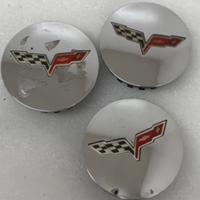 Load image into Gallery viewer, Set of 3 Chevrolet Corvette Chrome 2014-2017 OEM Center Cap 9595010 0941c90c