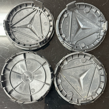 Load image into Gallery viewer, Set of 4 Mercedes-Benz Black Wheel Center Cap 75MM A1714000025 2a1c0ea7