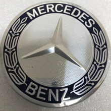 Load image into Gallery viewer, Set of 4 Mercedes 75MM Classic Dark Blue Wheel Center Hub Caps 9442b19a