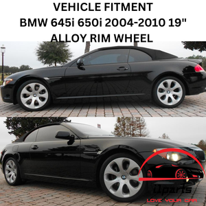 BMW 645i 650i 2004-2010 19" FACTORY ORIGINAL REAR WHEEL RIM FACTORY OEM