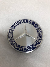 Load image into Gallery viewer, Set of 4 Mercedes 75MM Classic Dark Blue Wheel Center Hub Caps a6981ca9