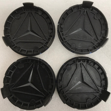 Load image into Gallery viewer, Set of 4 Mercedes 75MM Classic Dark Blue Wheel Center Hub Caps 98f7726b