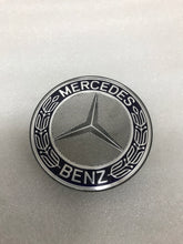 Load image into Gallery viewer, Set of 4 Mercedes Classic Dark Blue Wheel Center Hub Caps AMG Wreath 78e11c52