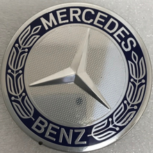 Load image into Gallery viewer, Set of 4 Mercedes 75MM Classic Dark Blue Wheel Center Hub Caps 82136df1