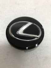 Load image into Gallery viewer, Set of 4 Lexus BLACK 62mm Center Caps 71A104-0010 dad08ab5