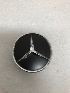 Set of 4 Mercedes-Benz Matte Black Wheel Center Hub Caps 75mm a026bf70