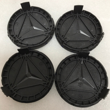 Load image into Gallery viewer, Set of 4 Mercedes 75MM Classic Dark Blue Wheel Center Hub Caps 36f9d016
