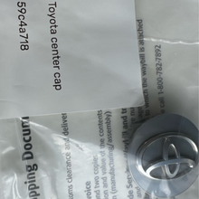 Load image into Gallery viewer, ONE Toyota Chrome OEM Center Cap Pacific PC+ABS 2-7/16"  64mm 59c4a718
