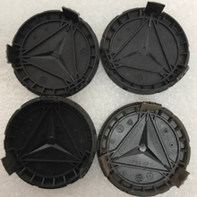 Load image into Gallery viewer, Set of 4 Mercedes-Benz Black Wheel Center Caps d97c1a3