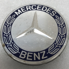 Load image into Gallery viewer, Set of 4 Mercedes 75MM Classic Dark Blue Wheel Center Hub Caps AMG ebb03f8