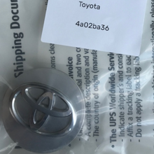 Load image into Gallery viewer, One Toyota Silver Center Cap 64 mm PC+ABS 4a02ba36