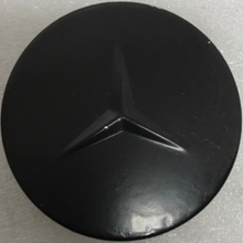 Load image into Gallery viewer, Set of 4 Mercedes 75MM Center Hub Caps AMG Black A1714000025 fad24def