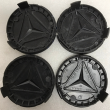 Load image into Gallery viewer, Set of 4 Mercedes 75MM Classic Dark Blue Wheel Center Hub Caps a333b0fe