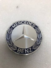 Load image into Gallery viewer, Set of 4 Mercedes 75MM Classic Dark Blue Wheel Center Hub Caps c99b000f