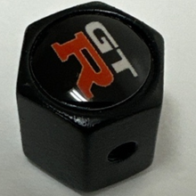 Load image into Gallery viewer, Set of 4 Universal GTR Wheel Stem Air Valve Caps Anti-theft Cover Kit 4da7d3e4