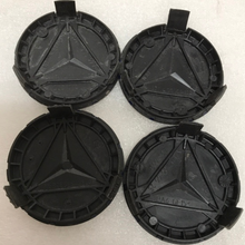 Load image into Gallery viewer, Set of 4 Mercedes 75MM Classic Dark Blue Wheel Center Hub Caps 1358ec0d
