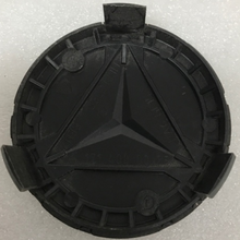 Load image into Gallery viewer, Set of 4 Mercedes-Benz Classic Dark Blue Wheel Center Caps AMG Wreath fa91a722