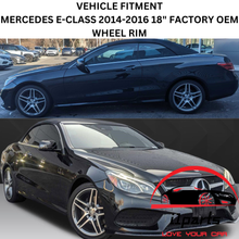 Load image into Gallery viewer, MERCEDES E-CLASS 2014-2016 18&quot; FACTORY OEM REAR AMG WHEEL RIM 85461 A2124010400