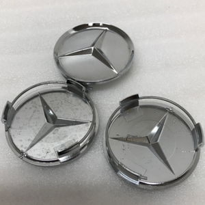 SET OF 3 Mercedes Benz CHROME CENTER CAPS A1714000125 a8368d4f