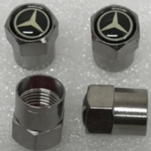 Load image into Gallery viewer, Set of 4 Mercedes Tire Valve Stem Caps For Car 729d6484