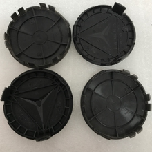 Load image into Gallery viewer, Set of 4 Mercedes-Benz Black Wheel Center Caps 75MM A1714000025 98b5d00A