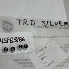 Load image into Gallery viewer, Set of 4 Universal Trd Silver Wheel Stem Air Valve Caps 45fe5db6
