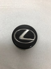 Load image into Gallery viewer, Set of 4 Lexus BLACK 62mm Center Caps 71A104-0010 14e2543b