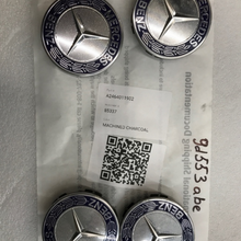 Load image into Gallery viewer, SET OF 4 MERCEDES-BENZ WHEEL CENTER CAPS A1714000125 9d553abe