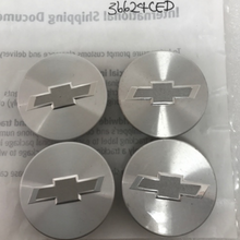 Load image into Gallery viewer, Set of 4 Chevrolet CHROME Wheel Center Cap 22775905 36624ced
