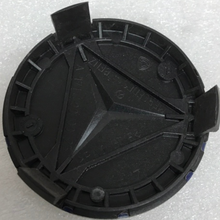 Load image into Gallery viewer, Set of 4 Mercedes Classic Dark Blue Wheel Center Hub Caps AMG Wreath 13e63e80