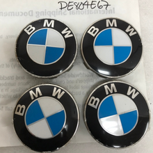 Load image into Gallery viewer, Set of 4 BMW Wheel Center Cap 68mm Genuine 36136783536 de804e67