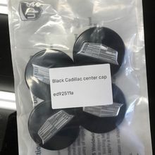 Load image into Gallery viewer, Set of 4 Cadillac Black Wheel Hub Center Cap 9597375 ed92511a