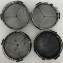 Load image into Gallery viewer, Mercedes-Benz Black Wheel Center Hub Caps 75mm 668d23b6