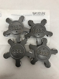 Set of 4 Audi Spyder Wheel Hub Center Caps 135MM 4F0601165N ba5bd018