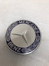 Load image into Gallery viewer, Set of 4 Mercedes 75MM Classic Dark Blue Wheel Center Hub Caps fffa699d