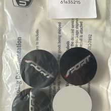 Load image into Gallery viewer, Set of 3 Ford Black Wheel Center Cap AE5J-1A096-AD 61a35215