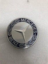 Load image into Gallery viewer, Set of 4 Mercedes 75MM Classic Dark Blue Wheel Center Hub Caps bc38e4ef