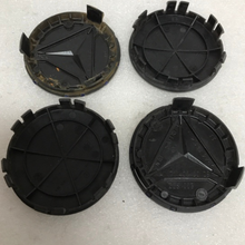 Load image into Gallery viewer, Set of 4 Mercedes  Classic Dark Blue Wheel Center Hub Caps AMG Wreath 3efb06a7