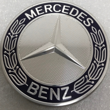 Load image into Gallery viewer, Set of 4 Mercedes 75MM Classic Dark Blue Wheel Center Hub Caps 4222aa6e