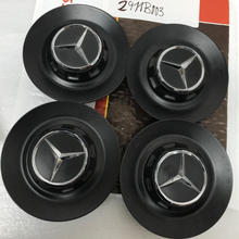 Load image into Gallery viewer, Set of 4 Mercedes Benz Wheel Center Caps A0004001100 2911b003