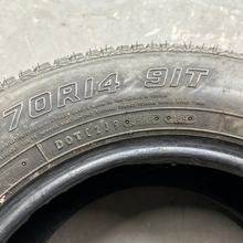 Load image into Gallery viewer, Tire Arizonian Steel Belted Radial Premium Metric Size 195/70/14