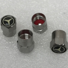 Load image into Gallery viewer, Set of 4 Mercedes Tire Valve Stem Caps For Car 729d6484