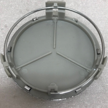 Load image into Gallery viewer, Set of 4 Mercedes-Benz Silver Wheel Center Hub Caps 6e2f76a0